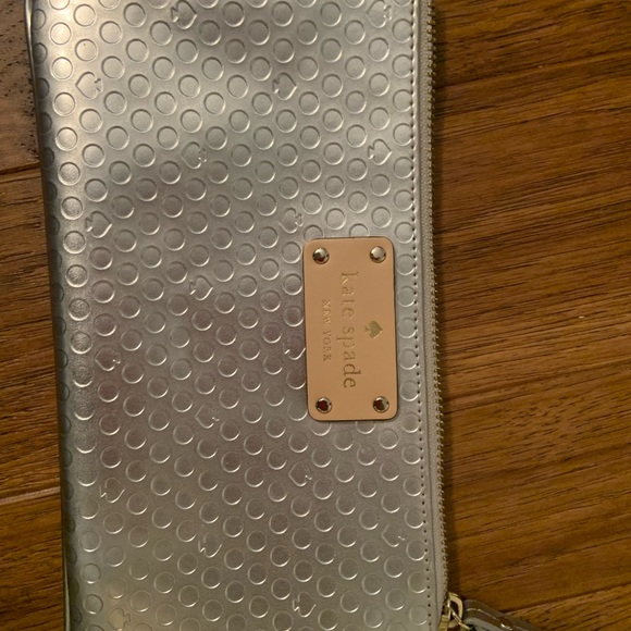 Kate Spade Silver Wristlet - Picture 3 of 6